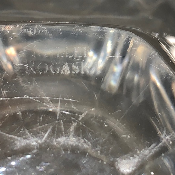 Miller Rogaska Crystal Triangular Bowl - Picture 4 of 5